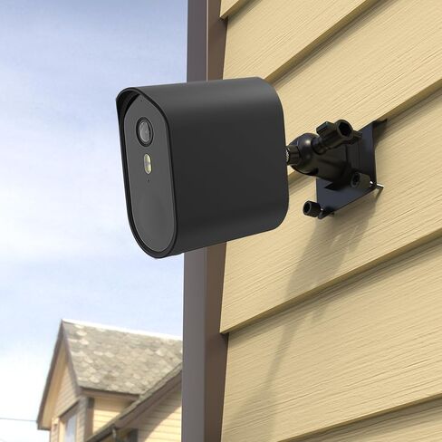 No-Drill Vinyl Siding Mount with Silicone Cover for AOSU Security Cameras Wireless Outdoor (Wireless Cam Pro/Max) Black in Kuwait