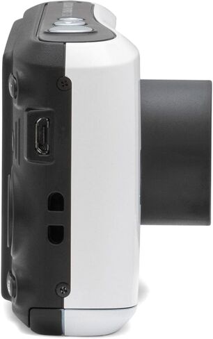 كاميرا Kodak PIXPRO FZ45 رقمية 16 ميجابكسل، تكبير بصري 4X 27 مم زاوية واسعة 1080 بكسل فيديو عالي الدقة 2.7 بوصة LCD (أبيض) + حافظة مبطنة + بطاقة 64 جيجابايت + قطعة قماش للتنظيف in Kuwait
