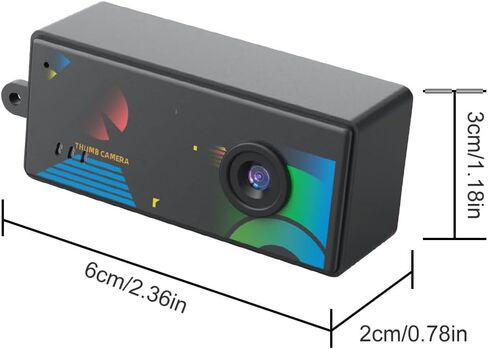 Dpofirs Mini Keychain Camera, 12MB 1080P HD Video Retro Digital Cameras, 0.96" Screen Portable Small Camera for Travel Study Recording, 130 Wide Angle (Black) in Saudi Arabia