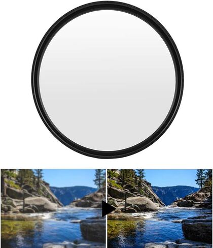 49mm Filter Lens Protection Ultra Slim Black Frame Optical Glass Aluminum for Camera Accessories DSLR Mirrorless（49mm 52mm 55mm 58mm 62mm 67mm 72mm 77mm 82mm Optional） (67mm) in Saudi Arabia