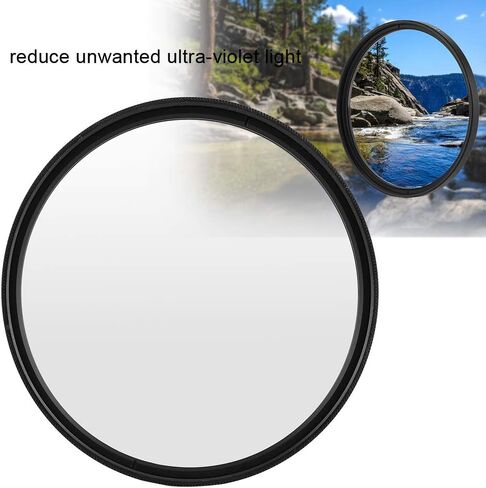 49mm Filter Lens Protection Ultra Slim Black Frame Optical Glass Aluminum for Camera Accessories DSLR Mirrorless（49mm 52mm 55mm 58mm 62mm 67mm 72mm 77mm 82mm Optional） (67mm) in Saudi Arabia