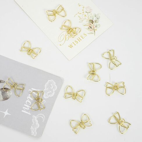 200 PCS Cute Paper Clips, Butterfly & Book Shape Paper Clip Small, Rose Gold and Gold Fun Paper Clips for Journals, Planners, Office Supplies (Paperclip/Book Clips) in Saudi Arabia