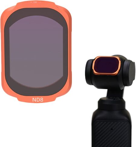 فلتر للأشعة فوق البنفسجية متوافق مع DJI Osmo Pocket 4 - زجاج متعدد الطبقات، إطار من الألومنيوم، قابل للدوران 360 درجة (UV) in Kuwait