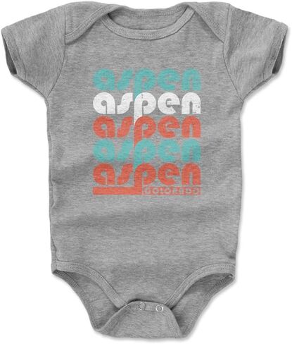 500 LEVEL Aspen Baby Infant One Piece Bodysuit (3-24 Months) - Aspen Colorado Repeat in Kuwait