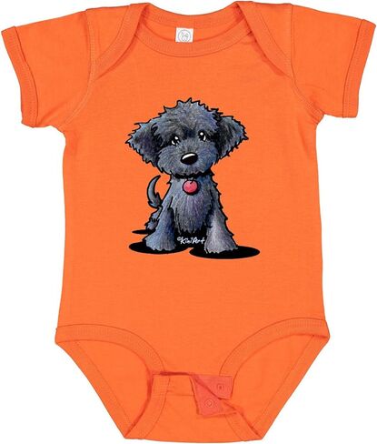بدلة أطفال Inktastic Black Doodle Puppy - KiniArt in Kuwait
