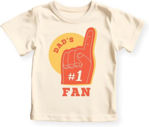Dad's #1 Fan baby Bodyssuit, Toddler, Kids T-Shirt, Father's Day Gift Suprise for Dad in Kuwait