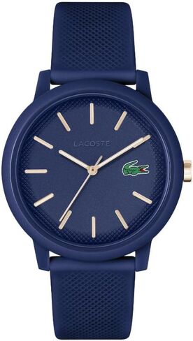 مجموعة ساعات لاكوست Lacoste.12.12 للرجال: تمساح أيقوني | ظلال مذهلة | سوار معصم من السيليكون | للملابس الكاجوال (موديل 2011308) in Saudi Arabia