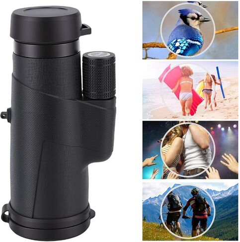 تلسكوب أحادي العين مقاس 10 × 42 مع منشور BK7، منظار أحادي العين مدمج عالي الطاقة للبالغين لمشاهدة الطيور والحفلات والسفر in Kuwait