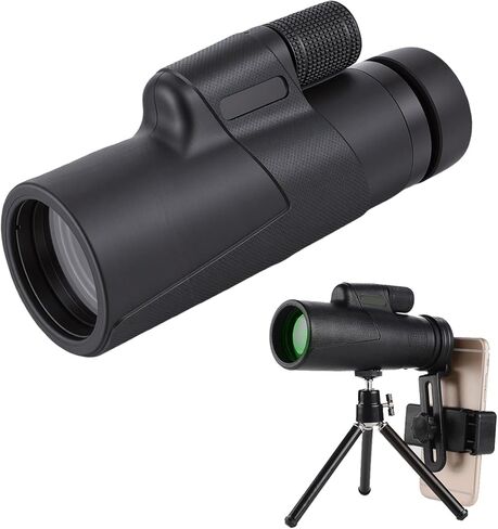 تلسكوب أحادي العين مقاس 10 × 42 مع منشور BK7، منظار أحادي العين مدمج عالي الطاقة للبالغين لمشاهدة الطيور والحفلات والسفر in Kuwait