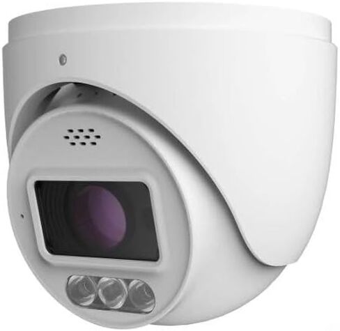 تيتانيوم - IP-5IRD8C2H5-MZ-PA - كاميرا شبكة AI Turret بدقة 8 ميجابكسل مزدوجة الإضاءة مع الصوت والتحليلات الذكية ونطاق الضوء الأبيض/الأشعة تحت الحمراء 30-40 مترًا in Kuwait