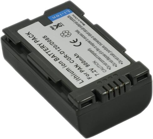 CGR-D08 بطارية + شاحن تيار متردد واحد لـ cgr-d16 d28 d08s d16s d28s كاميرا رقمية شاحن بطارية كاميرا فيديو متوافق مع s1a in Kuwait