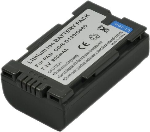 CGR-D08 بطارية + شاحن تيار متردد واحد لـ cgr-d16 d28 d08s d16s d28s كاميرا رقمية شاحن بطارية كاميرا فيديو متوافق مع s1a in Kuwait
