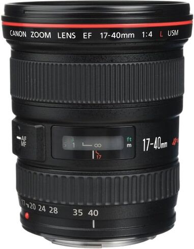 Canon EF 17-40mm f/4L USM Lens Bundle | Ultra-Wide Zoom with Constant f/4 Aperture & Fast USM Autofocus | Ideal for Landscape, Architecture & Travel Photography (8806A002) + Lens Case + Cleaning Kit in Kuwait