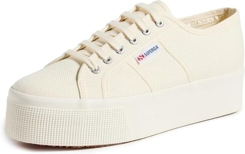 أحذية رياضية Superga 2790 للرجال والنساء - أحذية تنس إيطالية مميزة للرجال والنساء مع جزء علوي من القماش المسامي، ونعل مطاطي غير قابل للانزلاق، بيج طبيعي أفوريو - 9 رجال/10.5 نساء in Kuwait