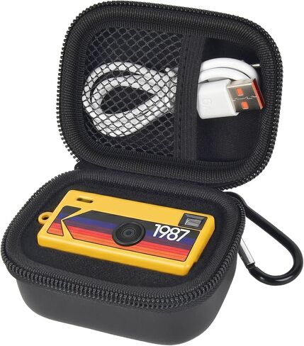 حافظة Boobowl لكاميرا KODAK/FLATIC/Mhaohuofu Mini Keychain، حقيبة تخزين مع حشوة إسفنجية DIY وجيب شبكي، حقيبة حمل بحلقة لكاميرا 4K Tiny/FHD 1080P 8MP الرقمية الصغيرة (صندوق فقط) in Kuwait
