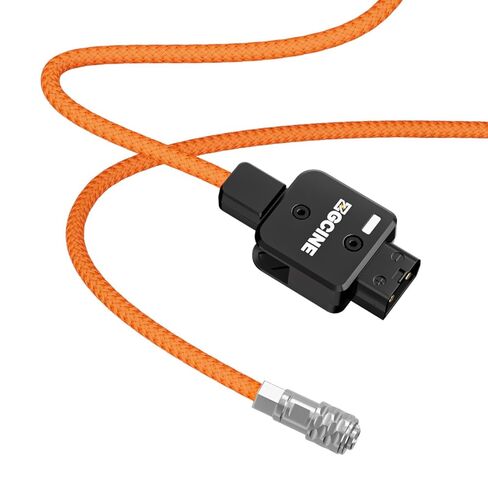 كابل طاقة ملفوف EACHSHOT ZGCINE D-Tap إلى BMPCC 4K/6K لكاميرا سينما Blackmagic Pocket Cinema، للتركيب الذهبي وبطارية التركيب على شكل V، Weipu Female to D Tap، تدوير 180 درجة DTap مع كابل مجدول من النايلون بطول 60 سم in Kuwait