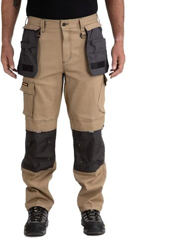 Caterpillar H2O Defender Water Resistant Work Pants for Men with Reinforced Knees, Bellowed Cargo Pocket and Tool Bags in Saudi Arabia