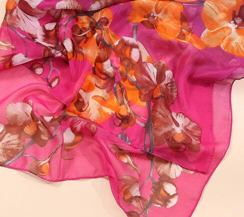 AliceLife Acotavie Women's Chiffon Scarf Lightweight Fashion Sheer Scarfs Shawl Wrap Scarves in Saudi Arabia