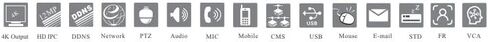 تيتانيوم ED9308H5NV-8P-ANB 8CH 4K AI NVR مع 8 منافذ PoE | تسجيل بدقة 12 ميجابكسل، التعرف على الوجه ولوحة الترخيص، مخرج HDMI بدقة 4K، عرض الهاتف المحمول (لا يتضمن محرك أقراص ثابتة) in Kuwait