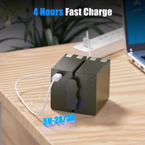 بطارية بديلة من Fulpower مكونة من قطعة واحدة لكاميرا Stealthcam 360 Revolver/Revolver Pro/Revolver Pro 2.0 الخلوية - بطارية ليثيوم أيون قابلة لإعادة الشحن بسعة 6500 مللي أمبير في الساعة in Kuwait