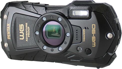حزمة كاميرا Ricoh Pentax WG-90 الرقمية (02136) تتضمن: بطاقة ذاكرة 128 جيجابايت، قارئ بطاقات، بطارية قابلة لإعادة الشحن 2X، شاحن بطارية، حامل ثلاثي القوائم على الطاولة، حقيبة كاميرا، مجموعة تنظيف، المزيد من الملحقات in Kuwait