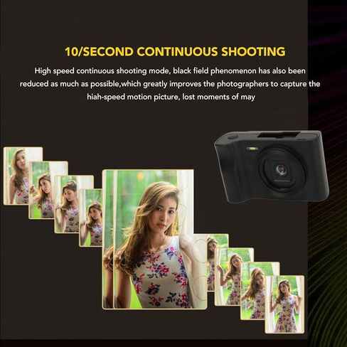1080P 20MP - نقطة وتصوير محمولة مع شاشة 2.8، تكبير 8X، مؤقت ذاتي ووضع التجميل - للمراهقين والفتيات والأولاد in Kuwait