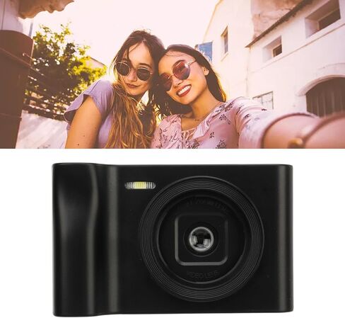 1080P 20MP - نقطة وتصوير محمولة مع شاشة 2.8، تكبير 8X، مؤقت ذاتي ووضع التجميل - للمراهقين والفتيات والأولاد in Kuwait