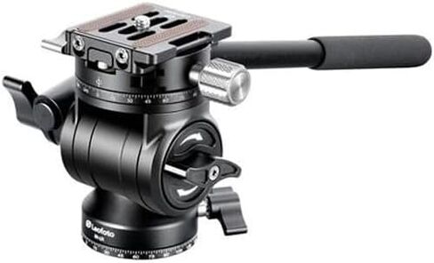Leofoto BV-1R طقم رأس فيديو سائل Arca متوافق مع Inc Panning QR Clamp، لوحة + مقبض يد يسار/يمين in Kuwait