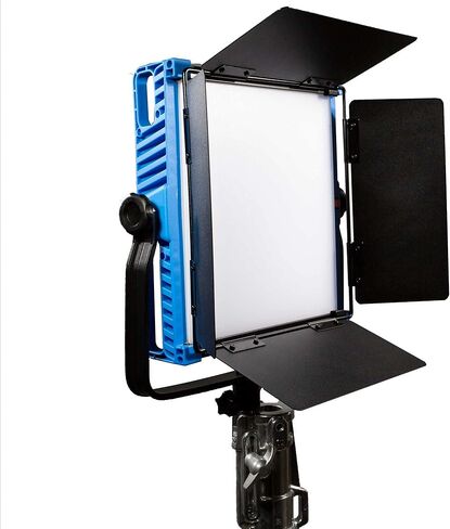 مجموعة Dracast Kala Plus Series Bicolor LED1000 مع حقيبة سفر مصبوبة بالحقن - 3 عبوات تتضمن مصابيح لوحة، وحوامل، وBarndoors، وانتشار | التحكم في التطبيق | حالة السفر | التحكم في التطبيق | عكس الضوء 0-100% in Kuwait
