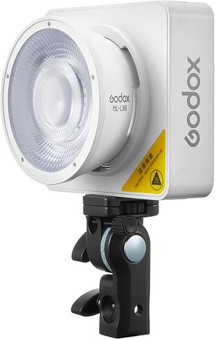 مصباح فيديو LED محمول Godox RGB، 110 وات، 1800-10000 كلفن، RGB كامل، CRI 95 TLCI 95، عاكس عدسة 15 درجة، التحكم في التطبيق، إضاءة مدمجة للمبدعين (ML100R) in Kuwait