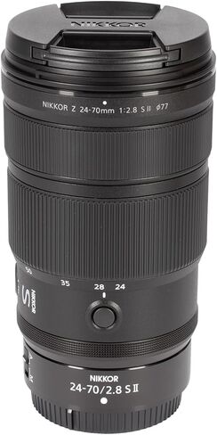 نيكون نيكور Z 24 70 ملم f2.8 S II عدسة Z Mount | تكبير قياسي بفتحة ثابتة مع بصريات متقدمة وجودة صورة احترافية لمنشئي المحتوى المختلط (20129) + طقم مرشح العدسة + المزيد in Kuwait