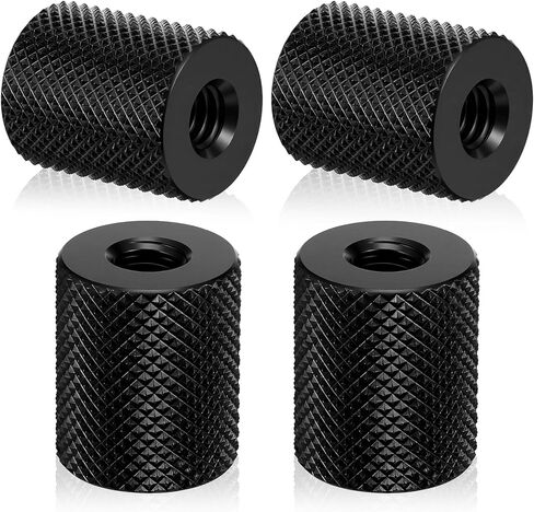 4 Pcs 1/4-20 Double Female Thread Tripod, Metal Camera Screw 1/4 to 1/4 Converter, Tripod Nut Connector for Magic Arm, Light Stand, Microphone Stand, Electric Rail, Camera Mount in Kuwait