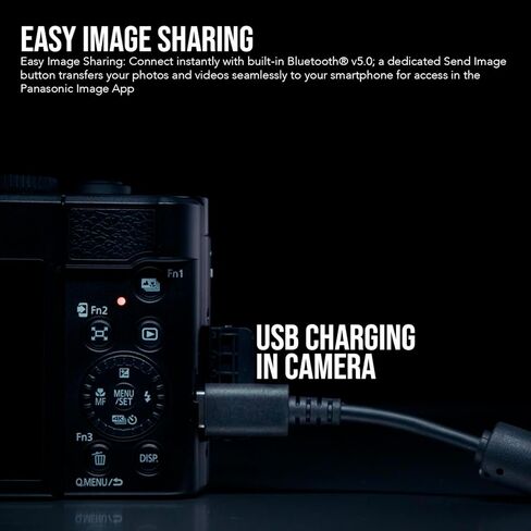حزمة كاميرا باناسونيك LUMIX ZS99 30x Zoom Point and Shoot الرقمية المدمجة (فضية) مع بطاقة ذاكرة SDXC بسعة 64 جيجابايت وبطاقة ذاكرة قراءة بسرعة 170 ميجابايت في الثانية ومنظم السفر وحقيبة التخزين (3 عناصر) in Kuwait