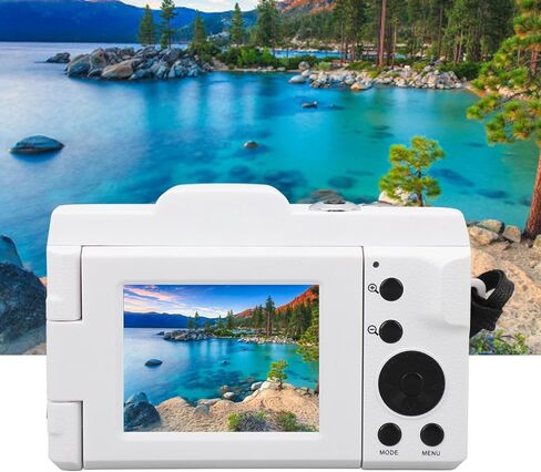 كاميرا رقمية للتصوير الفوتوغرافي، كاميرا تسجيل فيديو بتكبير رقمي 16X ودقة 1080 بكسل مع شاشة LCD مقاس 2.4 بوصة، وكاميرا سفر مدمجة مضادة للاهتزاز in Kuwait