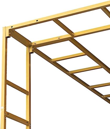 Balsa Circle Gold 8x10 feet Heavy-Duty 4-Post Ladder-Style Rectangular Metal Event Arch Wedding Reception Party Events Decorations Supplies in Kuwait