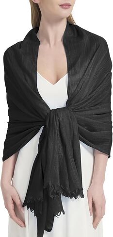 Umjetnost Women's Solid Color Scarf Lightweight Soft Fashion Bamboo Long Large Scarves Shawl Wraps for Women in Saudi Arabia