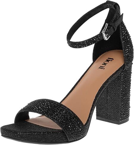 صندل نسائي Brynn مكون من قطعتين بكعب مفتوح عند الأصابع من Payless in Kuwait