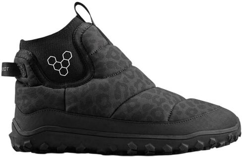 Vivobarefoot Womens Explorer منتصف جولة اصبع القدم الثلوج عارضة الأحذية الكاحل كعب منخفض 1-2 " - أسود in Kuwait
