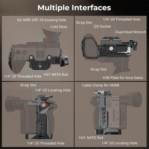 طقم قفص صغير الحجم لهاتف Sony FX2 + محدد منظر أفقي إلى رأسي in Kuwait