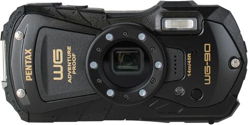 حزمة كاميرا Ricoh Pentax WG-90 الرقمية (02136) تتضمن: بطاقة ذاكرة 128 جيجابايت، قارئ بطاقات، بطارية قابلة لإعادة الشحن، حامل ثلاثي القوائم على الطاولة، حقيبة الكاميرا، مجموعة التنظيف، محفظة البطاقات، المزيد من الملحقات in Kuwait