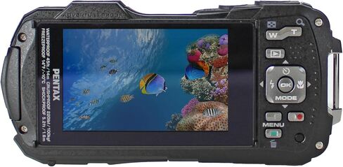 حزمة كاميرا Ricoh Pentax WG-90 الرقمية (02136) تتضمن: بطاقة ذاكرة 128 جيجابايت، قارئ بطاقات، بطارية قابلة لإعادة الشحن، حامل ثلاثي القوائم على الطاولة، حقيبة الكاميرا، مجموعة التنظيف، محفظة البطاقات، المزيد من الملحقات in Kuwait