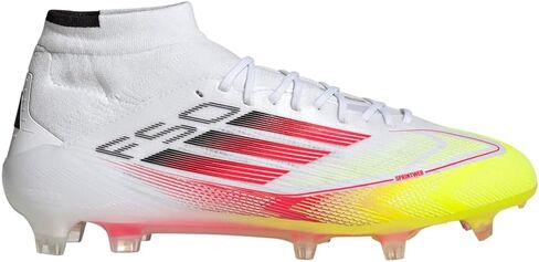حذاء كرة القدم F50 Elite Firm Ground Mid للسيدات من adidas - أبيض in Kuwait