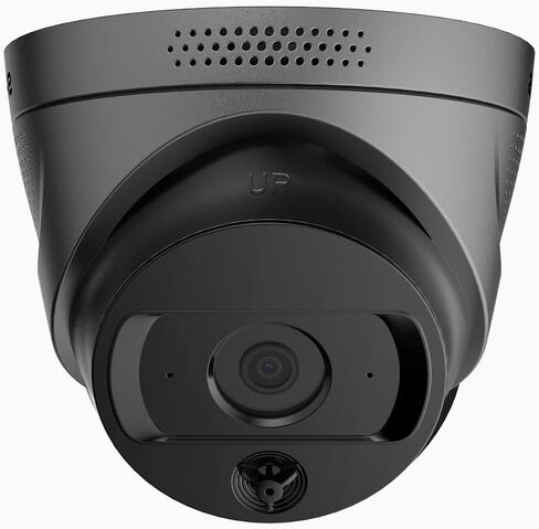 ANNKE 4MP AI Fire Detection Turret Security Camera، كشف الدخان واللهب، إنذار درجة الحرارة، AI Human / Vehicle & Line Crossing Detection، صوت ثنائي الاتجاه، 4mm@30fps، 98ft IR، IP67، سعة تخزين تصل إلى 256 جيجابايت in Kuwait
