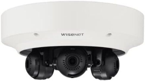 كاميرا هانوا تيكوين PNM-8082VT 6 ميجابكسل (2 ميجابكسل × 3) متعددة المستشعرات شبكة WDR خارجية متعددة الاتجاهات مع 3.0 ~ 6 مم فاريفوكال، أبيض in Kuwait