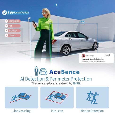 DS-2CD2143G2-IU كاميرا AcuSense 4MP IP خارجية، كاميرات PoE Dome، ميكروفون مدمج، 120 ديسيبل WDR، تصنيف IP67 IK10، H.265+، عدسة 2.8 مم، الإصدار الدولي الأصلي يدعم ترقية البرامج الثابتة in Kuwait