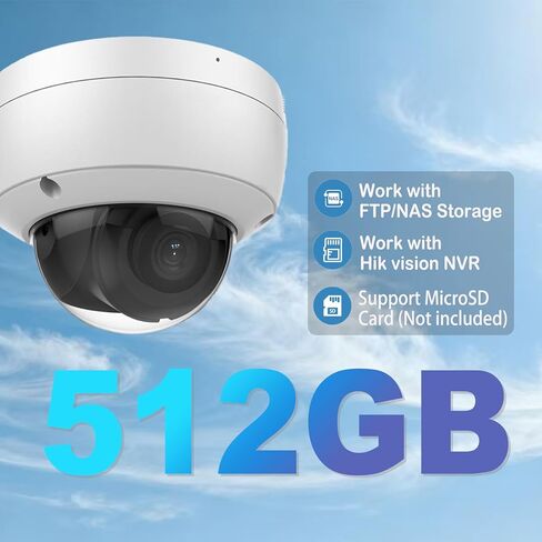 DS-2CD2143G2-IU كاميرا AcuSense 4MP IP خارجية، كاميرات PoE Dome، ميكروفون مدمج، 120 ديسيبل WDR، تصنيف IP67 IK10، H.265+، عدسة 2.8 مم، الإصدار الدولي الأصلي يدعم ترقية البرامج الثابتة in Kuwait