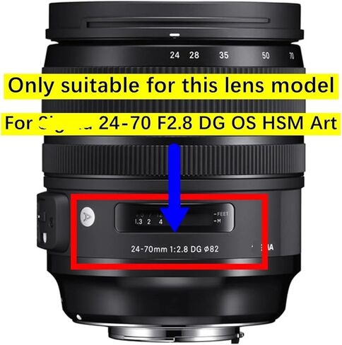 Art 24-70mm F2.8 DG OS HSM عدسة أمامية مرشح حلقة الأشعة فوق البنفسجية الموضوع برميل هود أنبوب ثابت 24-70 2.8 F/2.8 DG، متوافق مع سيجما in Kuwait