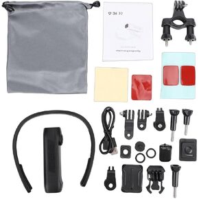 Head Mounted Camera, 4K 30MP Wearable Camera 4K Head Mounted Video with 6 Axes Stabilization and 135 Degree Wide Angle, for Outdoor Cycling and Mountain Biking in Kuwait