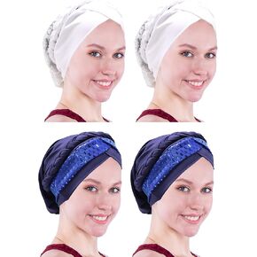 Chemo Cancer Head Hat Cap Ethnic Bohemia Pre-Tied Twisted Braid Hair Cover Wrap Turban Headwear in Kuwait