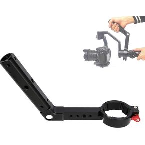 Portable Extension Handle Grip for Zhiyun Crane 2 and Feiyu AK2000, Aluminum Alloy Stabilizer Handle with Silicone Pad and 1/4" 3/8" Ports for Heavy DSLR Gimbal Support in Kuwait